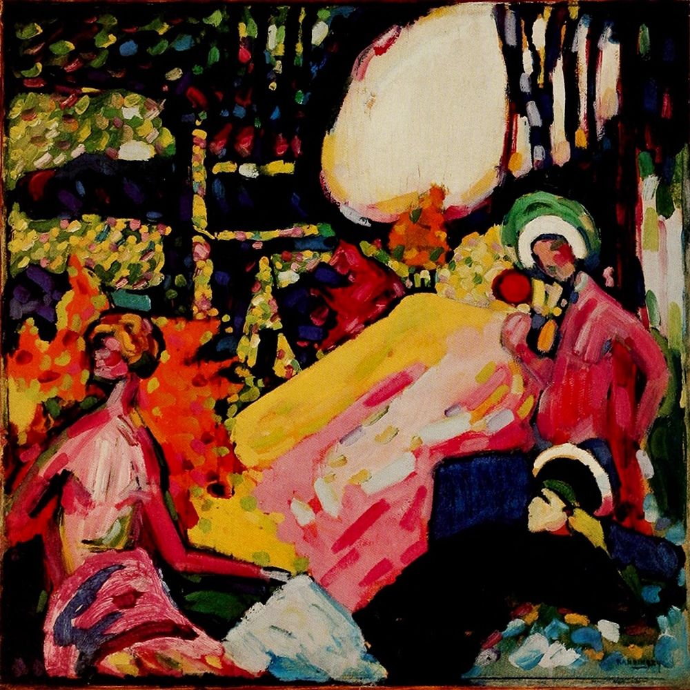 White Sound 1908 art print by Wassily Kandinsky for $57.95 CAD
