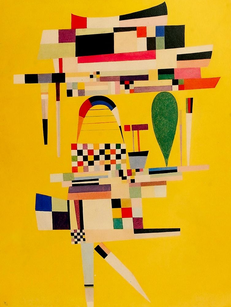 Yellow Canvas 1938 art print by Wassily Kandinsky for $57.95 CAD