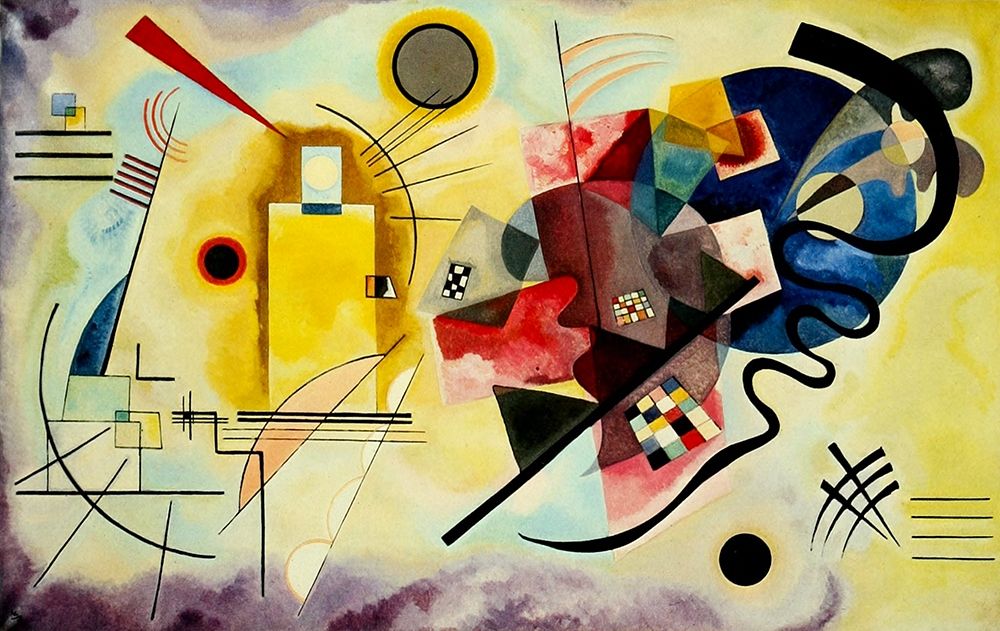 Yellow Red Blue 1925 by Wassily Kandinsky