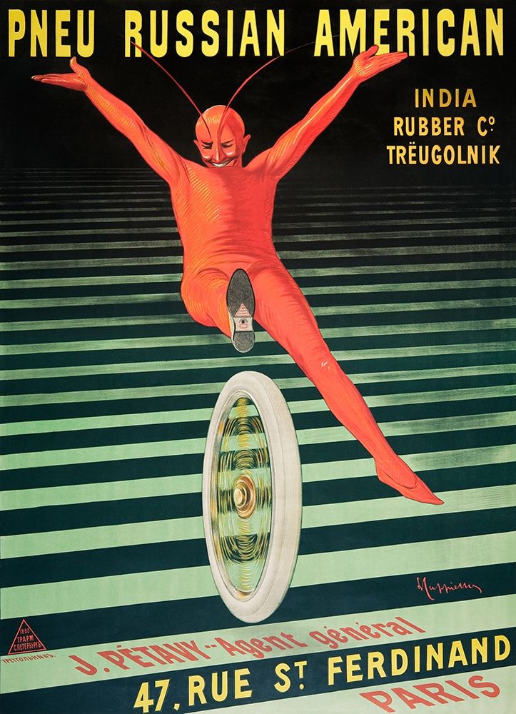Russian American Tire art print by Leonetto Cappiello for $57.95 CAD