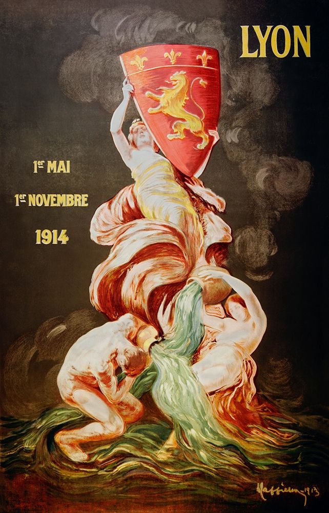 Lyon international exhibition art print by Leonetto Cappiello for $57.95 CAD