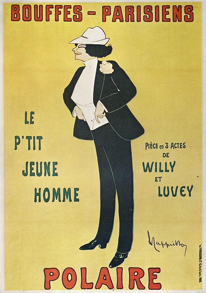 Bouffes-Parisiens Polaire 1910 art print by Leonetto Cappiello for $57.95 CAD