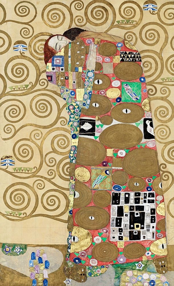 Fulfillment art print by Gustav Klimt for $57.95 CAD