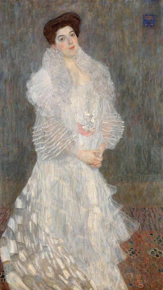 Portrait of Hermine Gallia art print by Gustav Klimt for $57.95 CAD