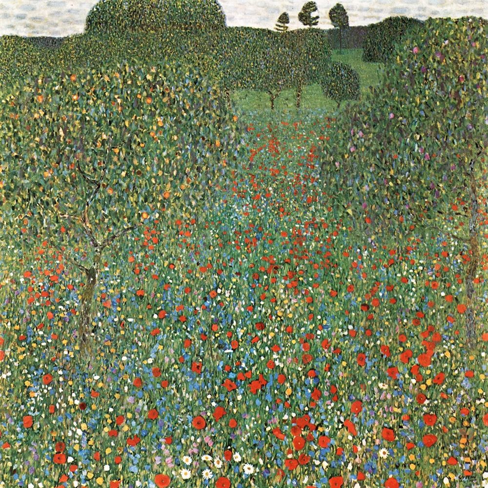 Mohnfeld art print by Gustav Klimt for $57.95 CAD