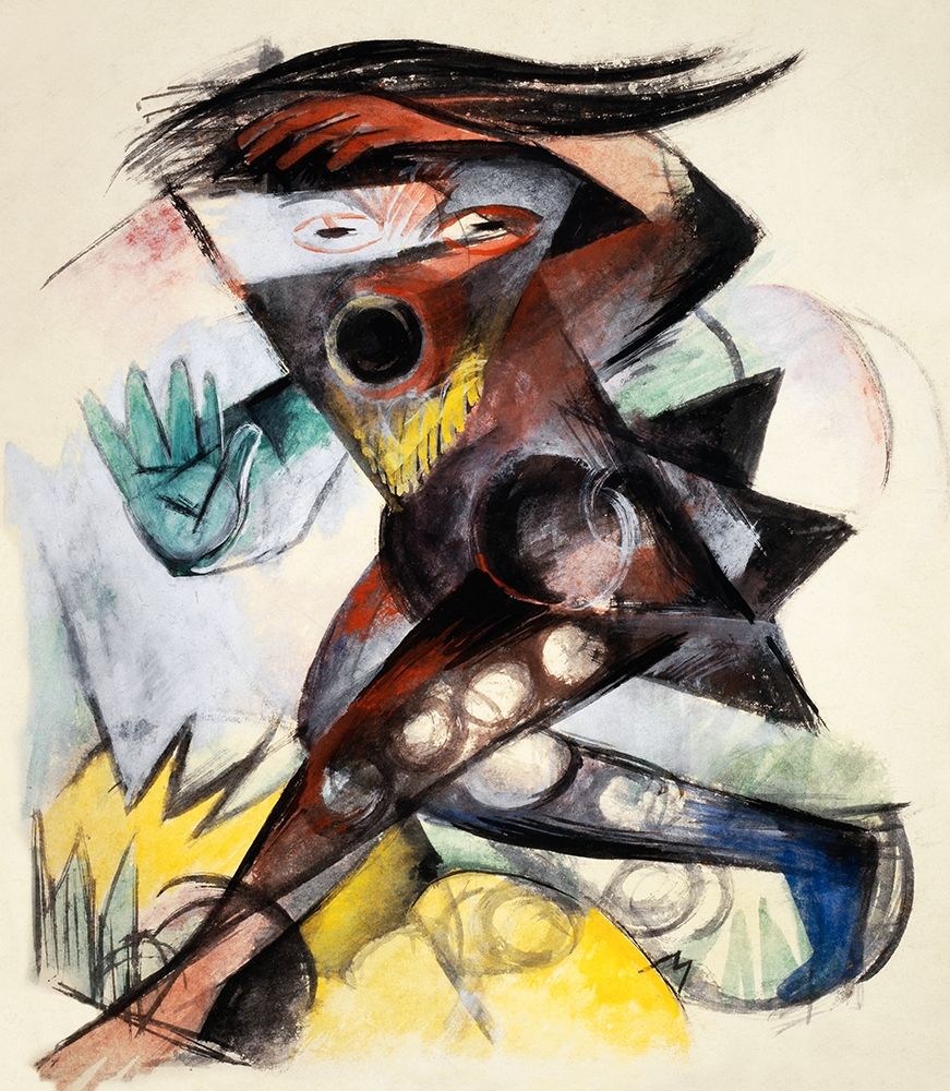 Caliban-figurine for The Tempest by William Shakespeare art print by Franz Marc for $57.95 CAD