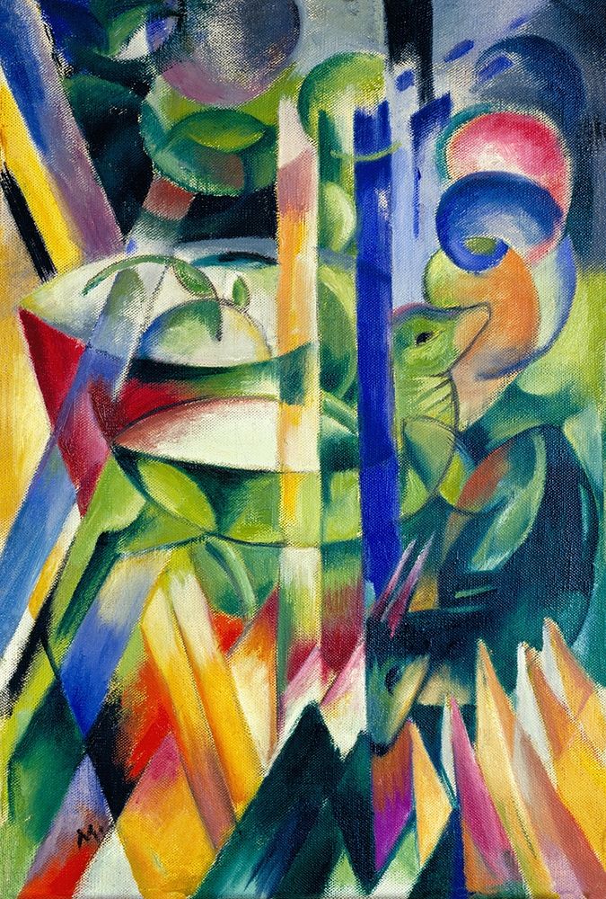 The Little Mountain Goats art print by Franz Marc for $57.95 CAD