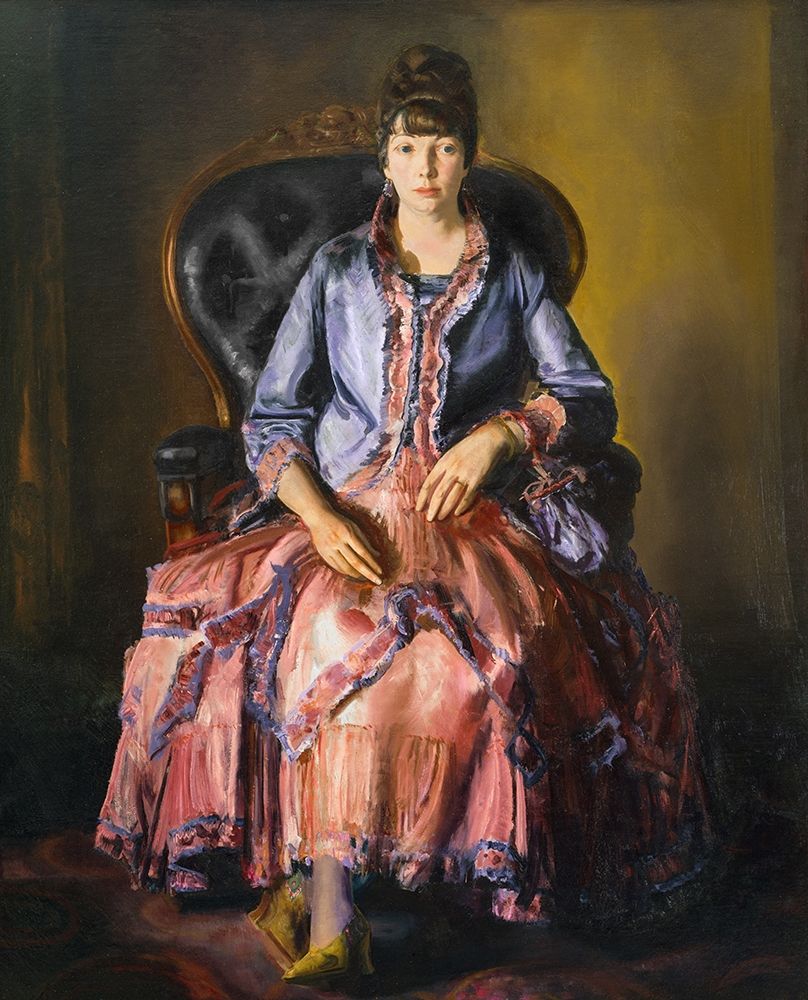 Emma in a Purple Dress art print by George Bellows for $57.95 CAD