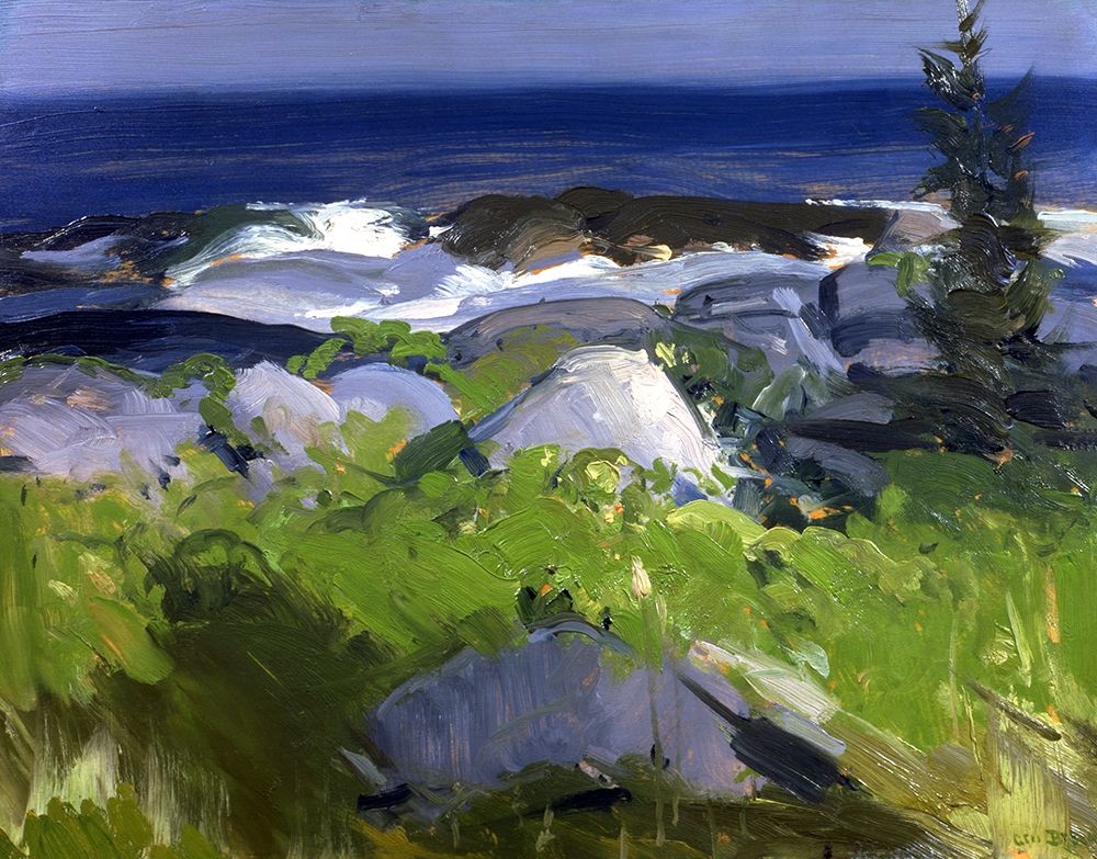 Vine Clad Shore-Monhegan Island art print by George Bellows for $57.95 CAD