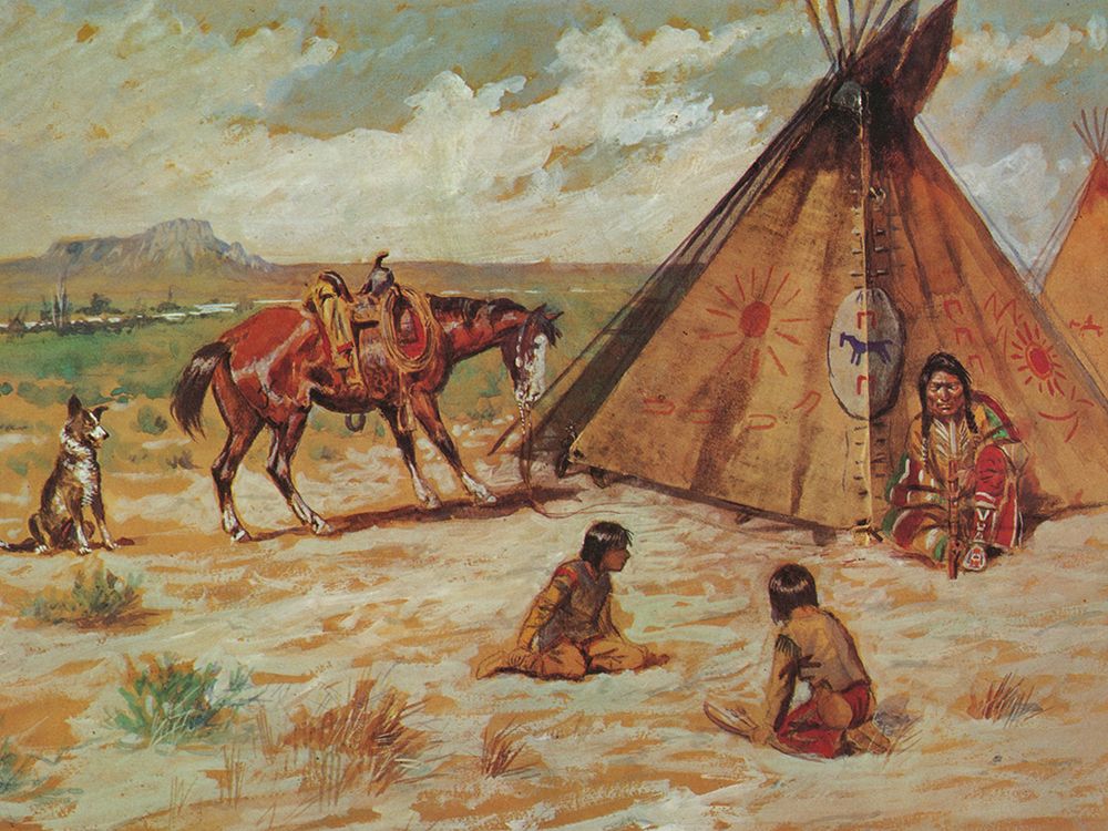 Joy of Life art print by Charles Marion Russell for $57.95 CAD