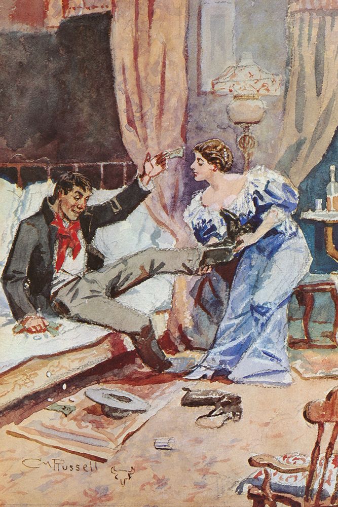 Just a Little Pleasure art print by Charles Marion Russell for $57.95 CAD