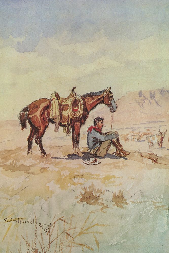 Just a Little Sunshine art print by Charles Marion Russell for $57.95 CAD
