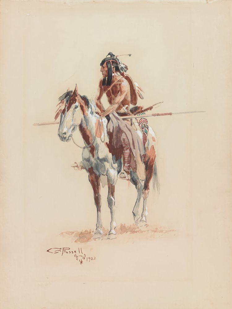 Powder Face art print by Charles Marion Russell for $57.95 CAD