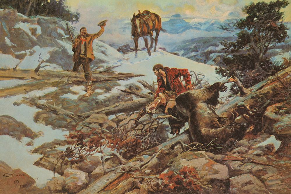 The Price of His Hide art print by Charles Marion Russell for $57.95 CAD