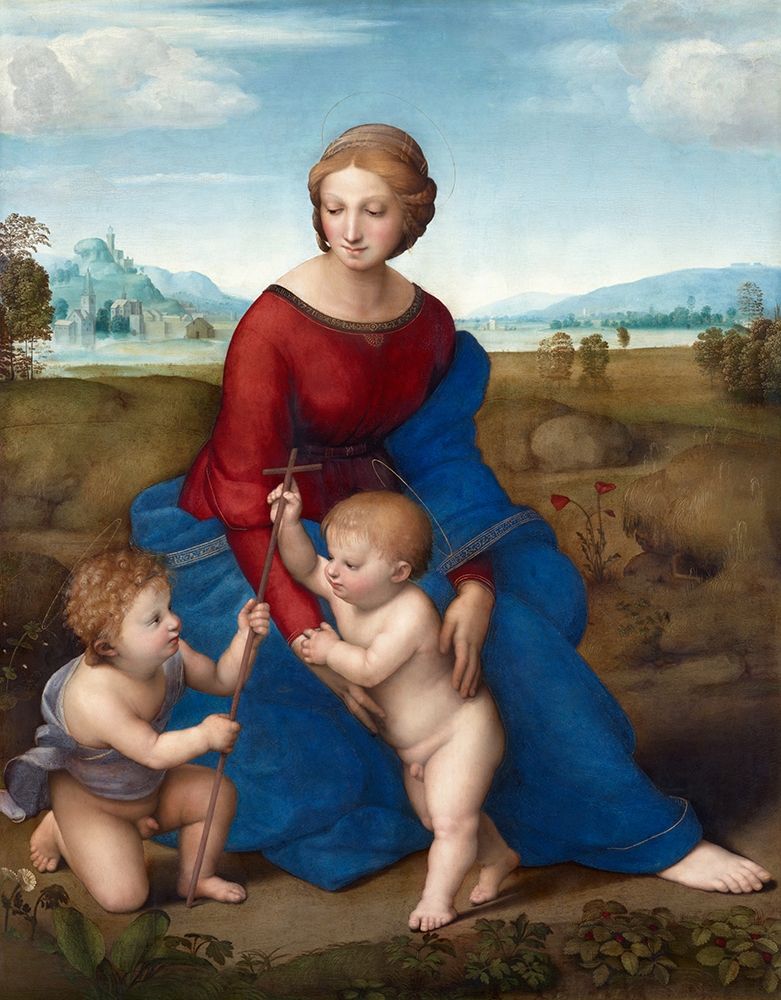 Madonna of the Goldfinch art print by Raphael for $57.95 CAD