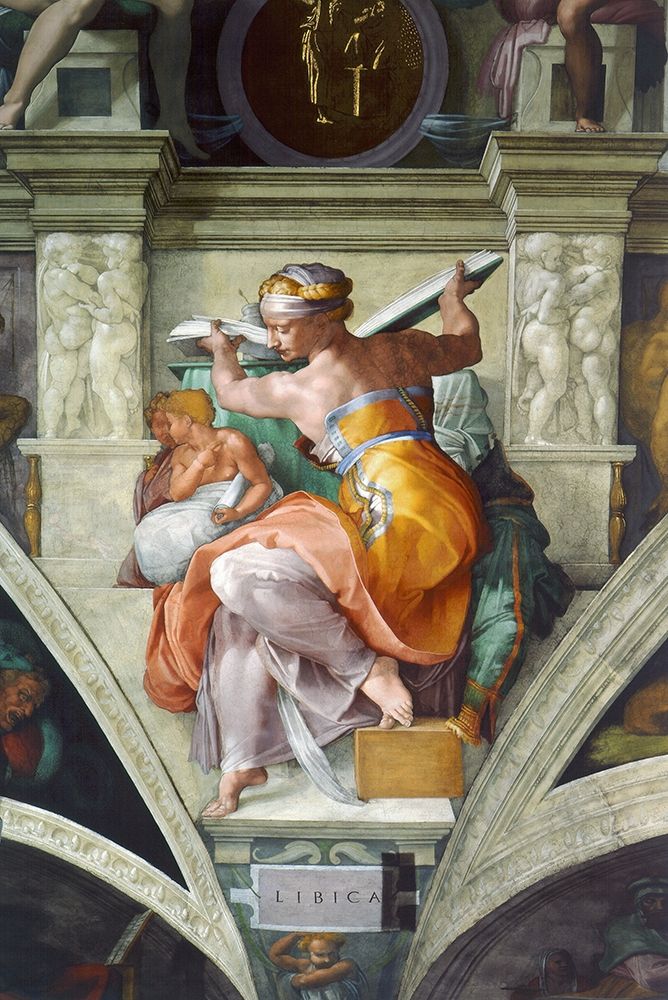 Libyan Sibyles art print by Michelangelo for $57.95 CAD