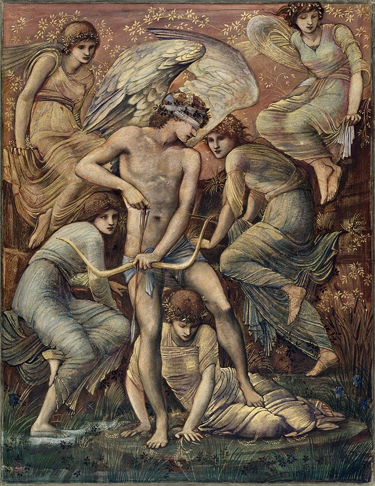Cupidâ€™s Hunting Fields art print by Edward Burne-Jones for $57.95 CAD