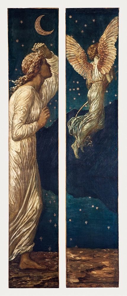 Cupid Flying away from Psyche art print by Edward BurneΓÇôJones for $57.95 CAD