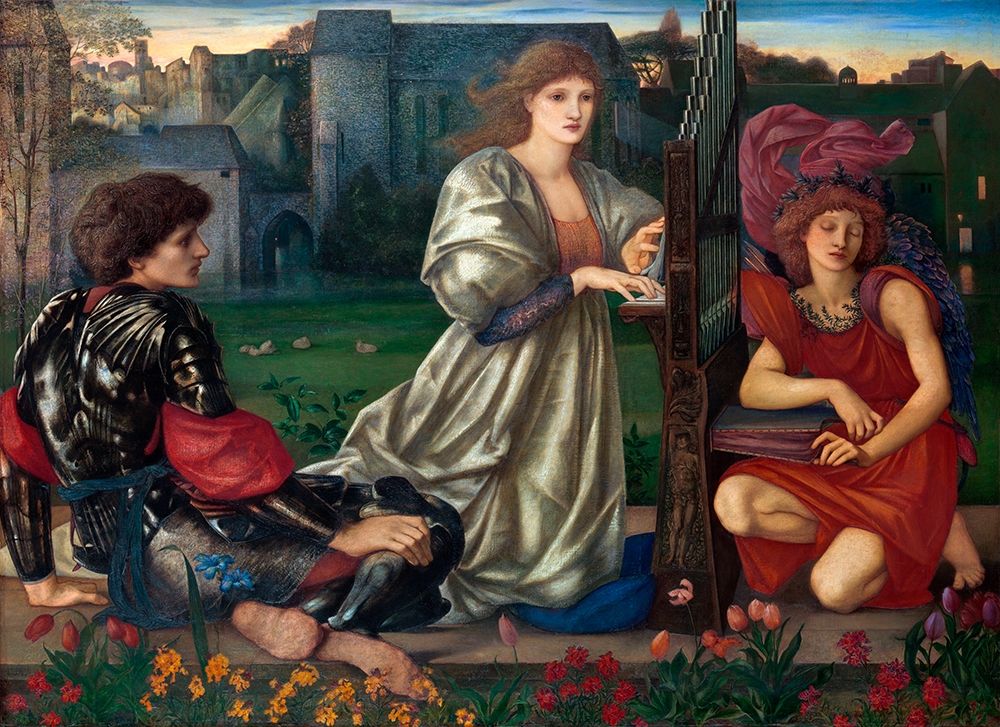 The Love Song art print by Edward BurneΓÇôJones for $57.95 CAD