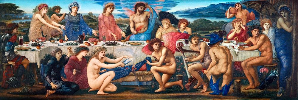 The Feast of Peleus art print by Edward Burne-Jones for $57.95 CAD