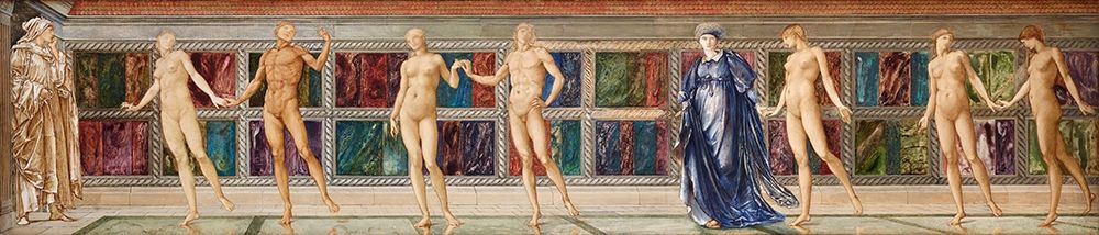 The Pilgrim in the Garden of Idleness art print by Edward Burne-Jones for $57.95 CAD