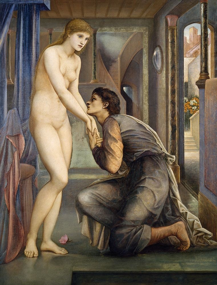 Pygmalion and the Image-The Soul Attains art print by Edward Burne-Jones for $57.95 CAD