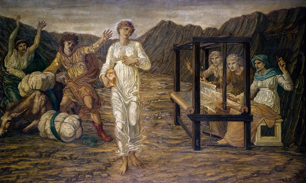 Psyche set by Venus the Task art print by Edward Burne-Jones for $57.95 CAD