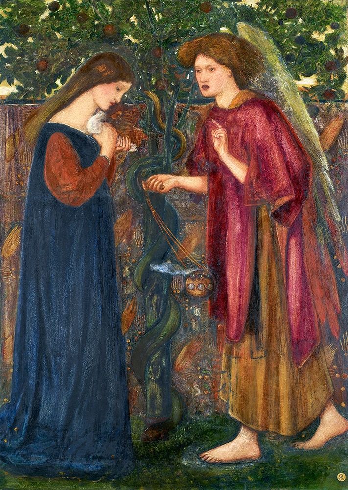 The Annunciation art print by Edward Burne-Jones for $57.95 CAD