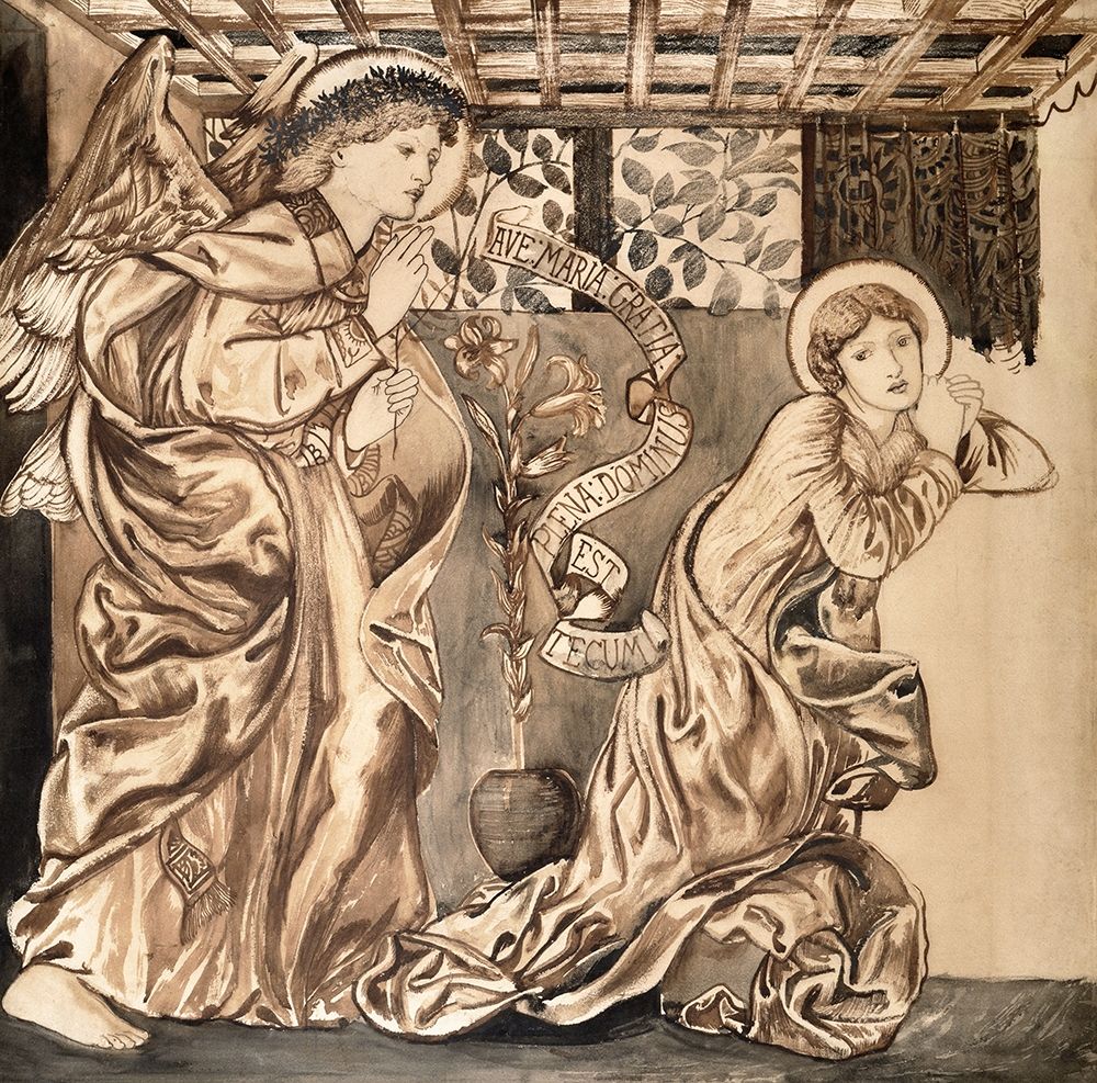 The Annunciation art print by Edward BurneΓÇôJones for $57.95 CAD