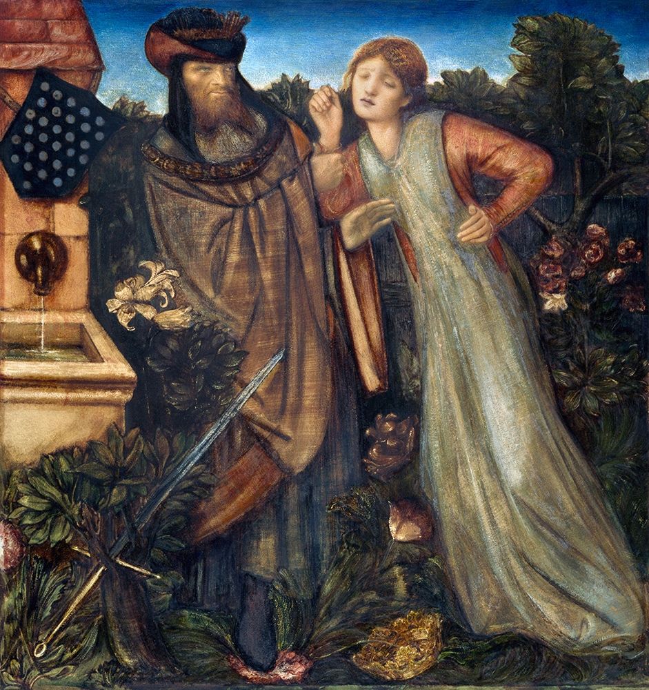 King Mark and La Belle Iseult art print by Edward Burne-Jones for $57.95 CAD