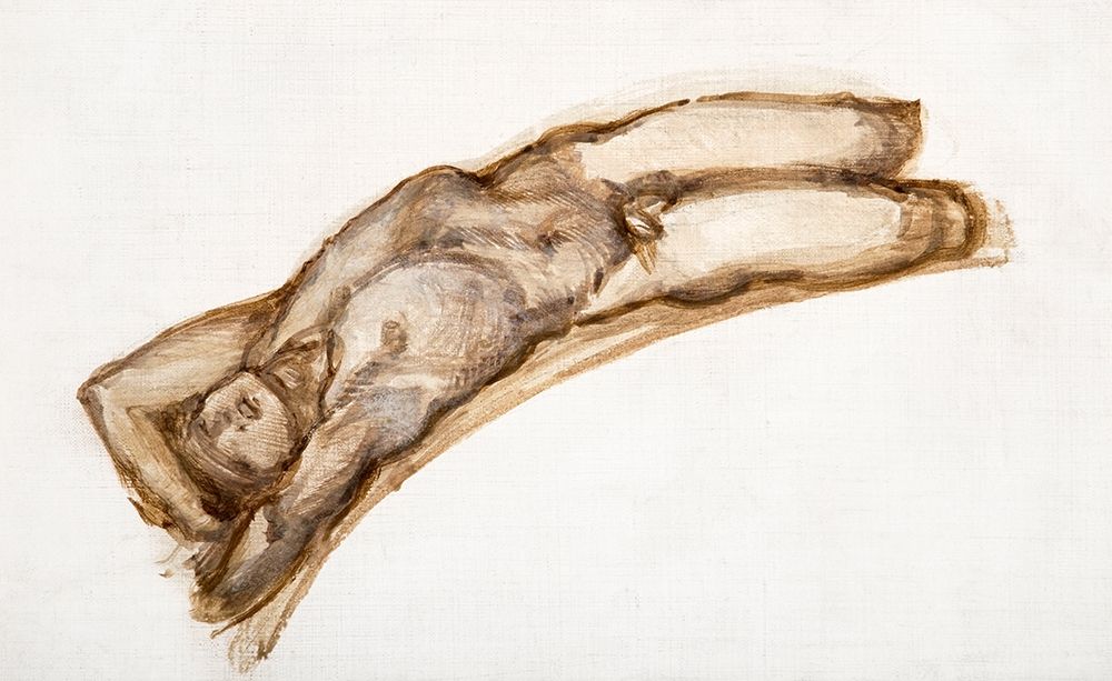 Nude Study of a Slave art print by Edward Burne-Jones for $57.95 CAD