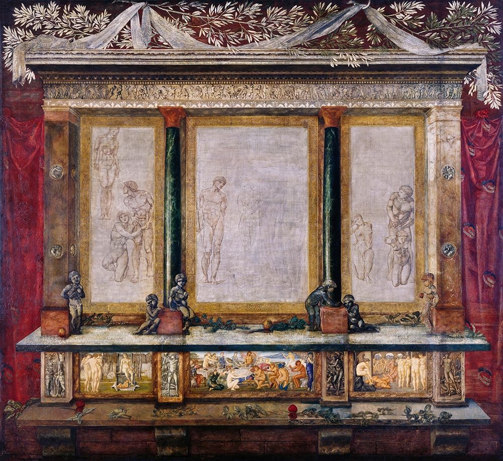 Troy Triptych art print by Edward Burne-Jones for $57.95 CAD