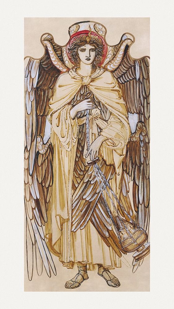 The Angels of the Hierarchy-Seraphim art print by Edward Burne-Jones for $57.95 CAD