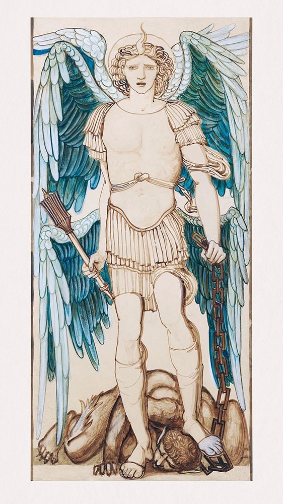 The Angels of the Hierarchy-Principates art print by Edward Burne-Jones for $57.95 CAD