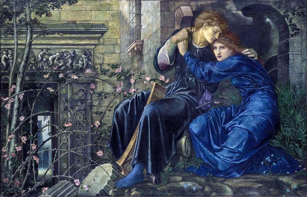 Love Among the Ruins art print by Edward Burne-Jones for $57.95 CAD
