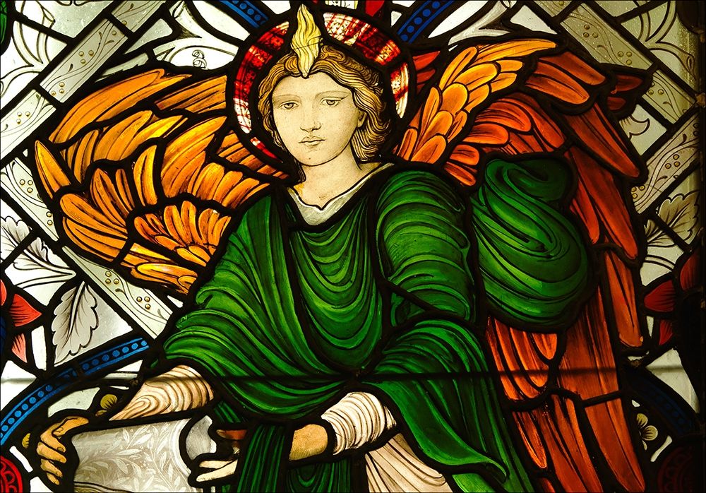 Stained Glass Church Window St Mungo Glasgow art print by Edward Burne-Jones for $57.95 CAD