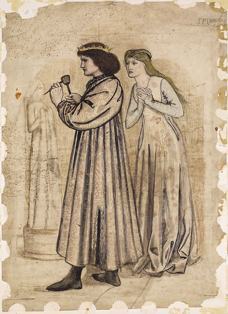 King Renes Honeymoon Sculpture art print by Edward Burne-Jones for $57.95 CAD