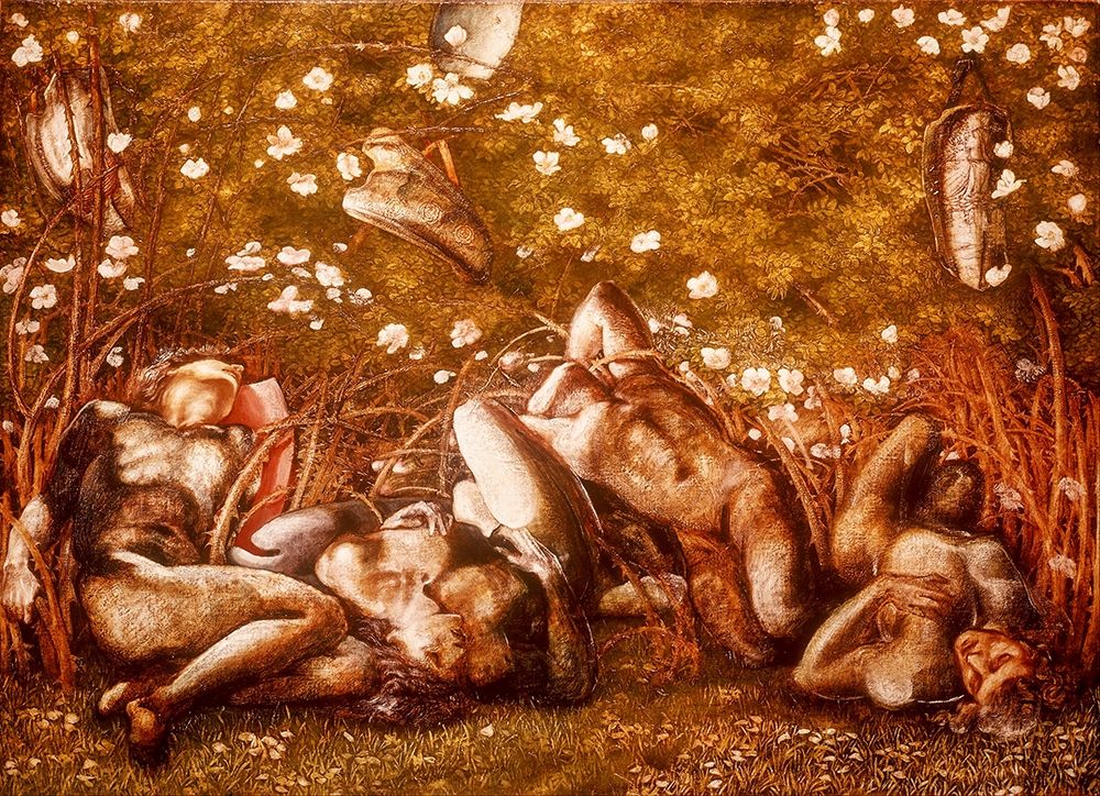 Study for The Sleeping Knights art print by Edward Burne-Jones for $57.95 CAD