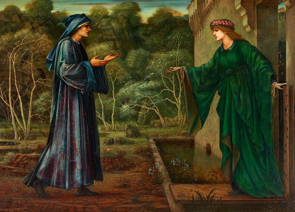 The Pilgrim at the Gate of Idleness art print by Edward Burne-Jones for $57.95 CAD