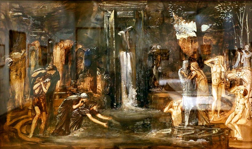 Fontana della Giovinezza art print by Edward Burne-Jones for $57.95 CAD