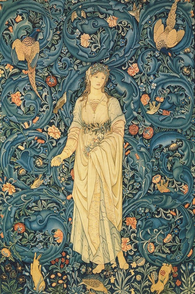 William Morris-Flora art print by Edward Burne-Jones for $57.95 CAD