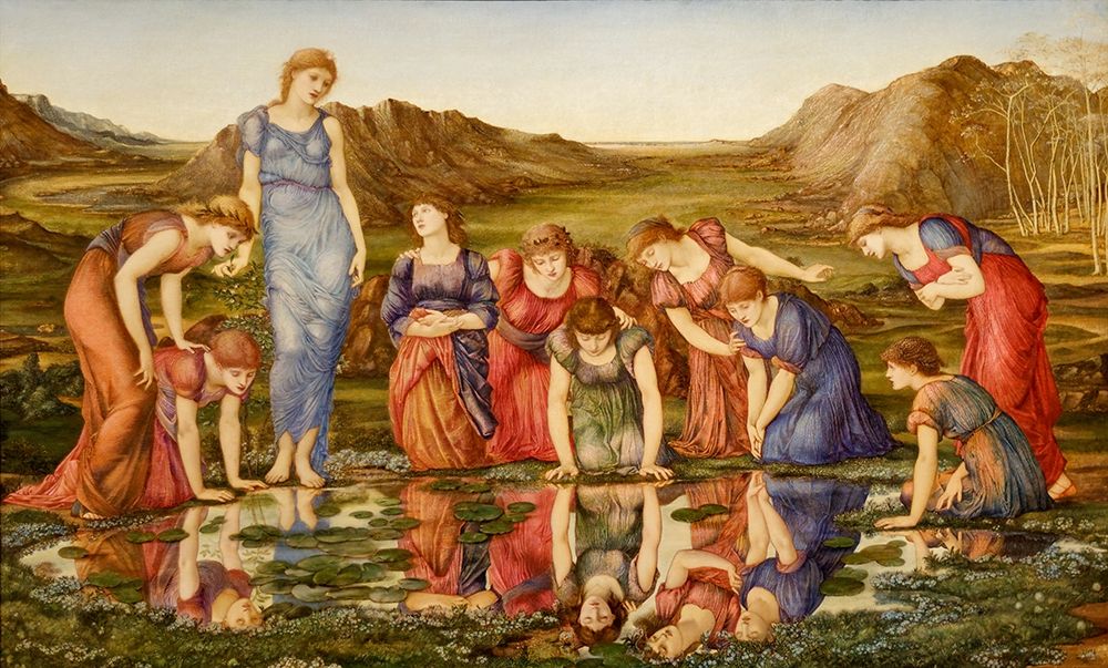 The Mirror of Venus art print by Edward Burne-Jones for $57.95 CAD