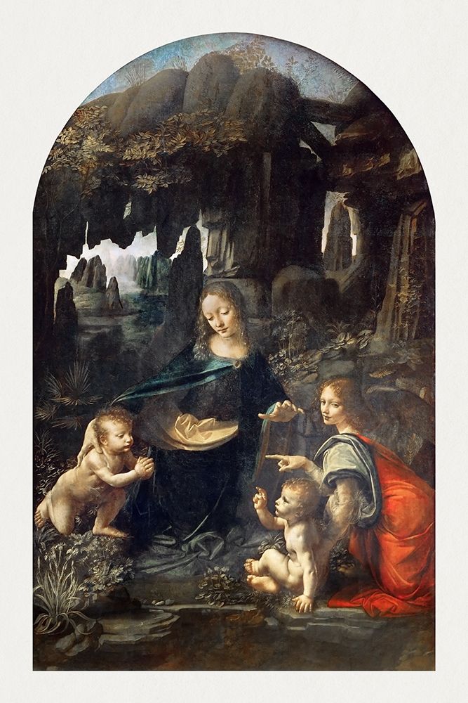 Virgin of the Rocks art print by Leonardo da Vinci for $57.95 CAD