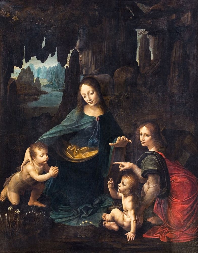 The Virgin of the Rocks art print by Leonardo da Vinci for $57.95 CAD