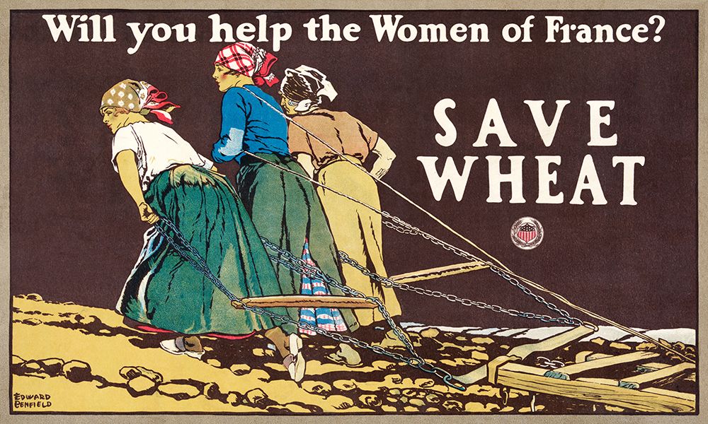 Will you help the women of France art print by Edward Penfield for $57.95 CAD