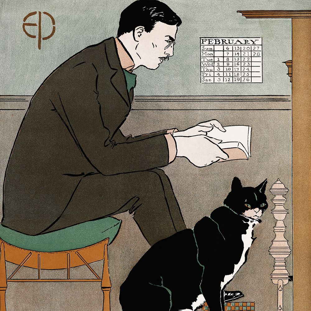 Self Portrait 1898 art print by Edward Penfield for $57.95 CAD