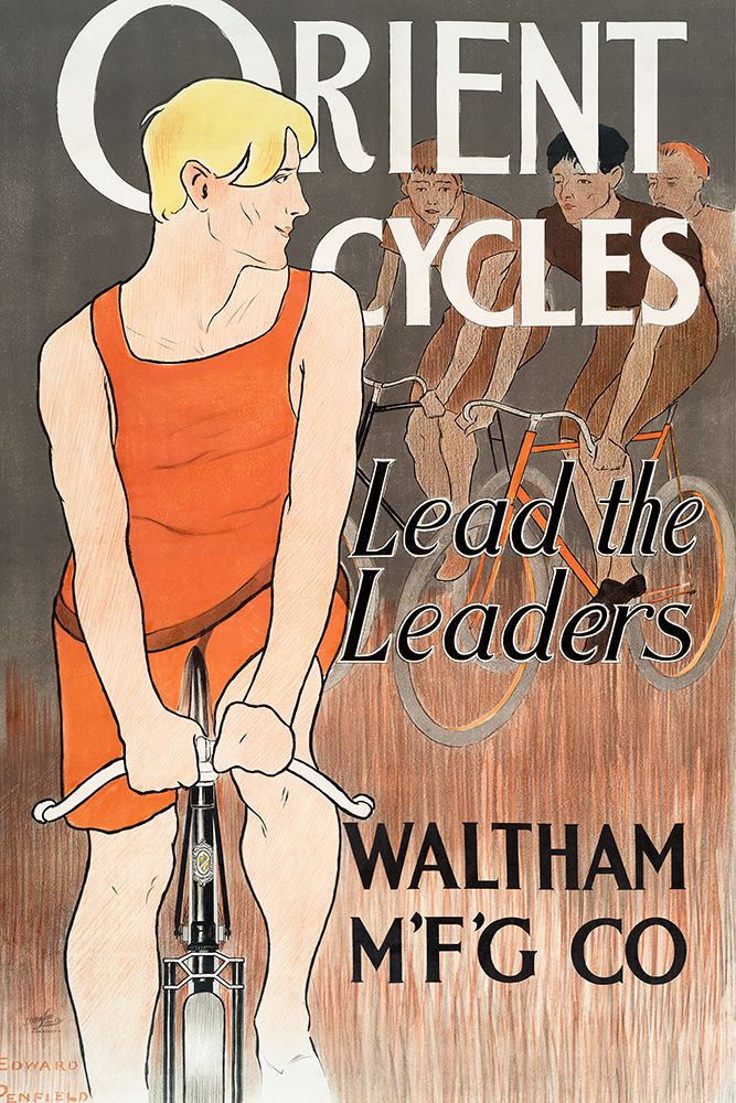 Orient Cycles art print by Edward Penfield for $57.95 CAD