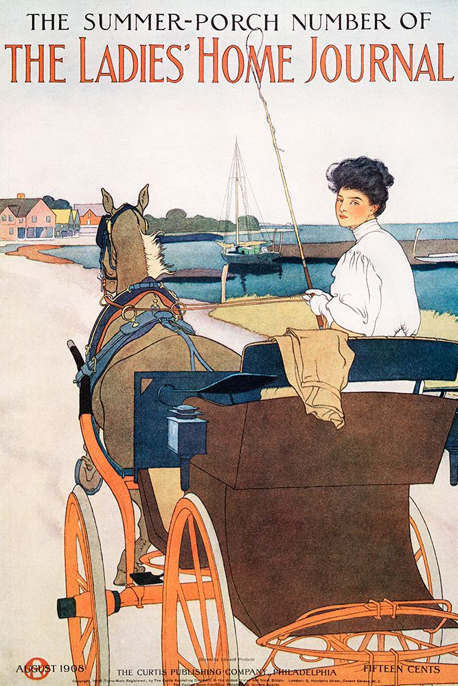 The Summer Porch Number of The Ladies Home Journal art print by Edward Penfield for $57.95 CAD