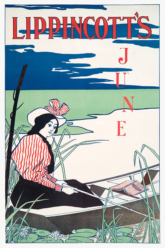 Lippincotts June art print by Edward Penfield for $57.95 CAD