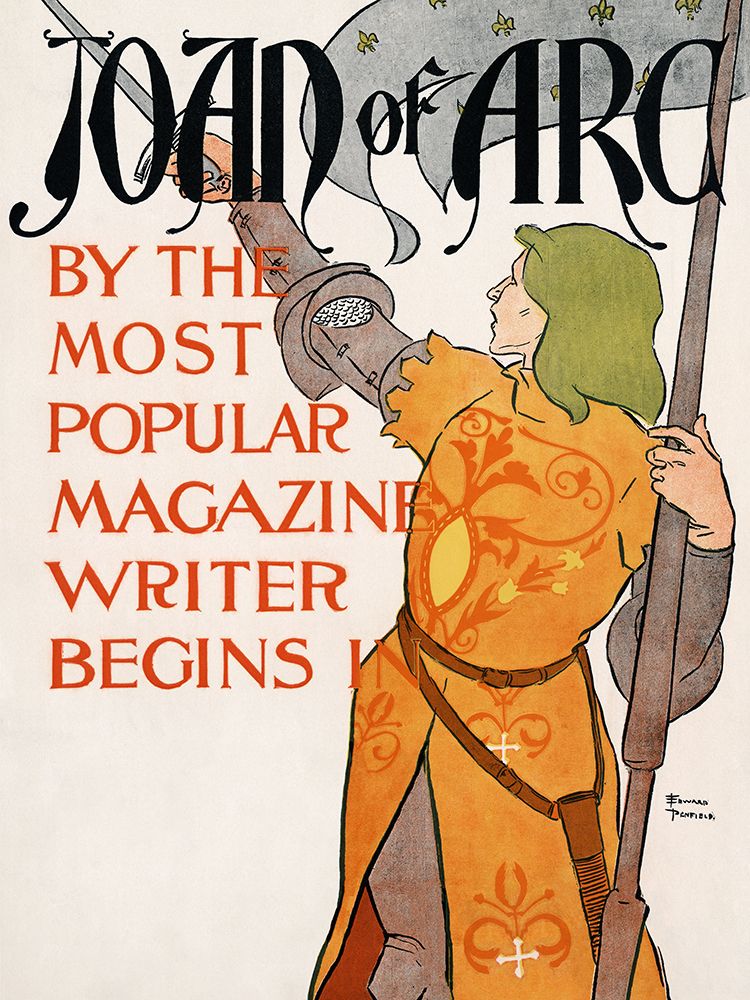 Joan of Arc art print by Edward Penfield for $57.95 CAD